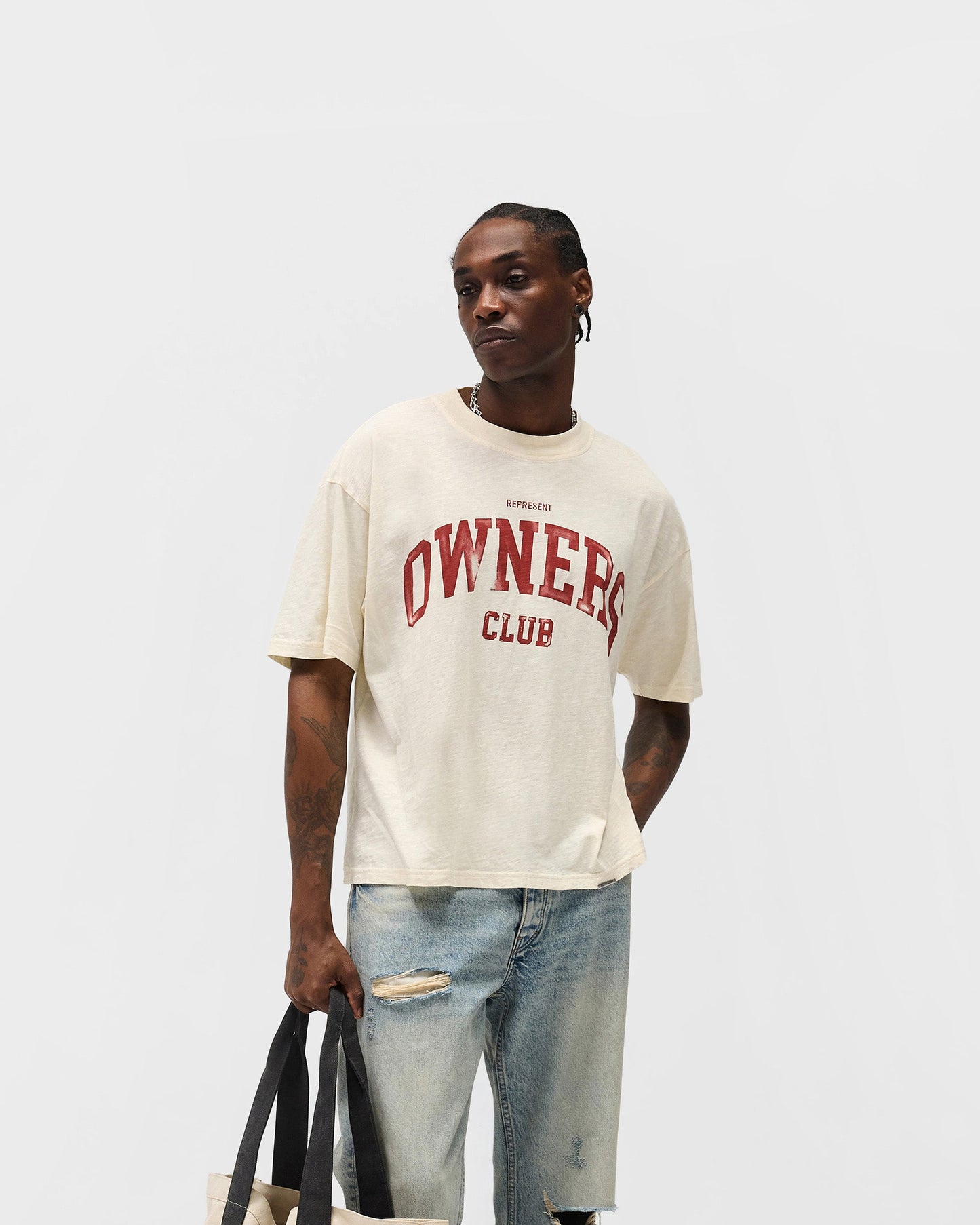 Represent Owners Club T-Shirt - Buttercream