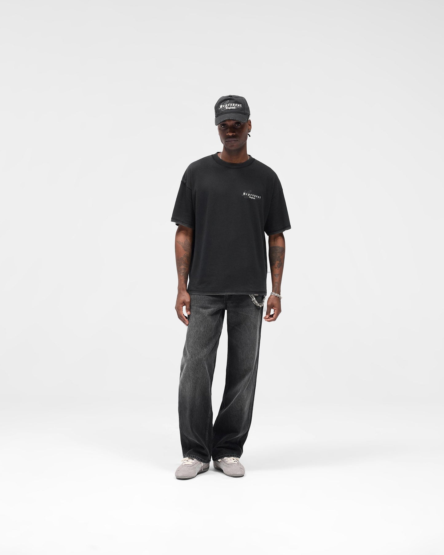 R3 Baggy Denim - Aged Black