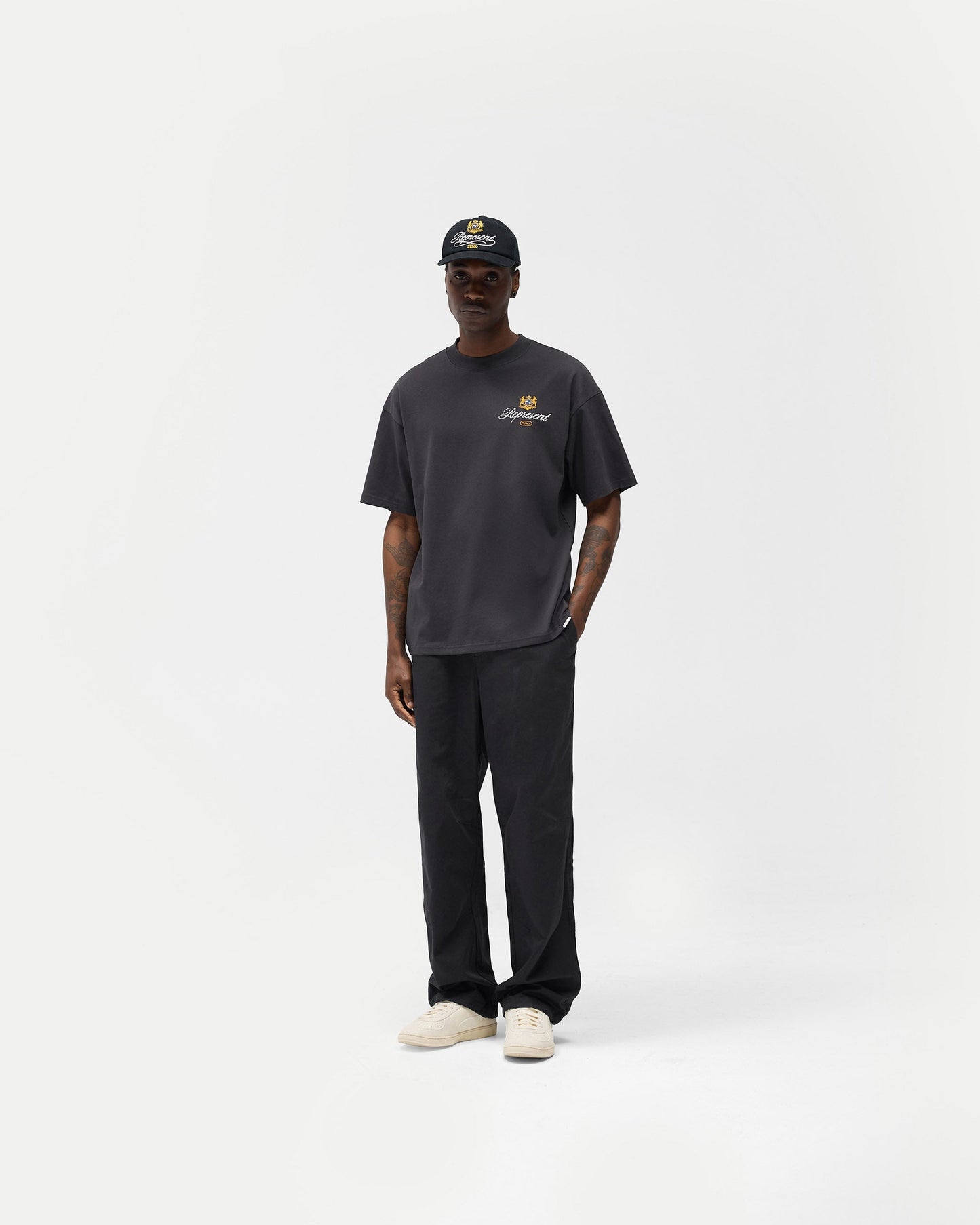 Represent X Puma Graphic T-Shirt - Dark Grey