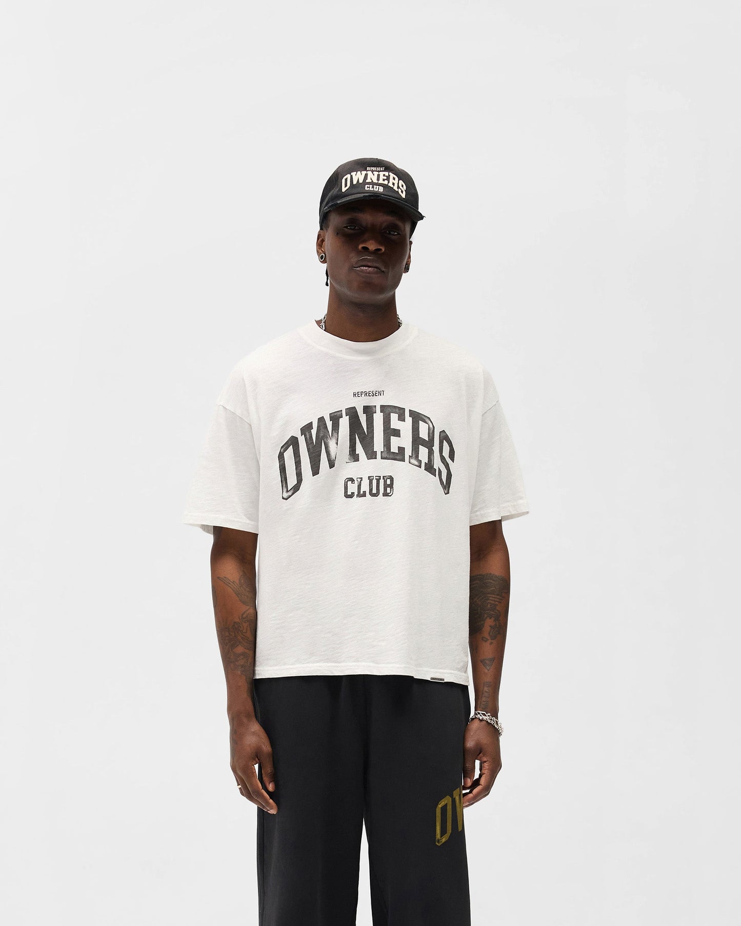 Represent Owners Club T-Shirt - Flat White