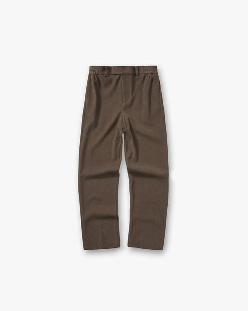 Ribbed Hybrid Pant - Clove