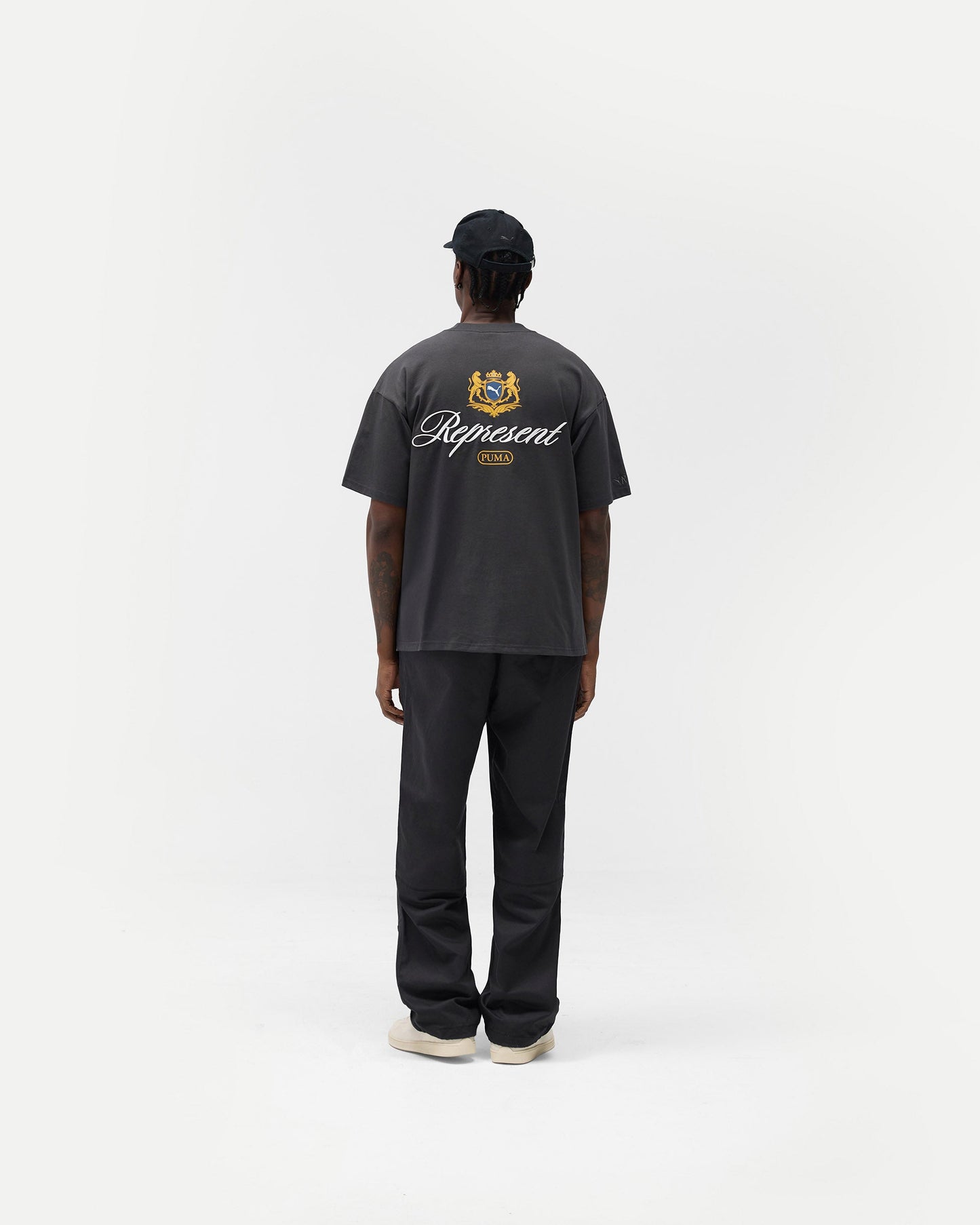 Represent X Puma Graphic T-Shirt - Dark Grey