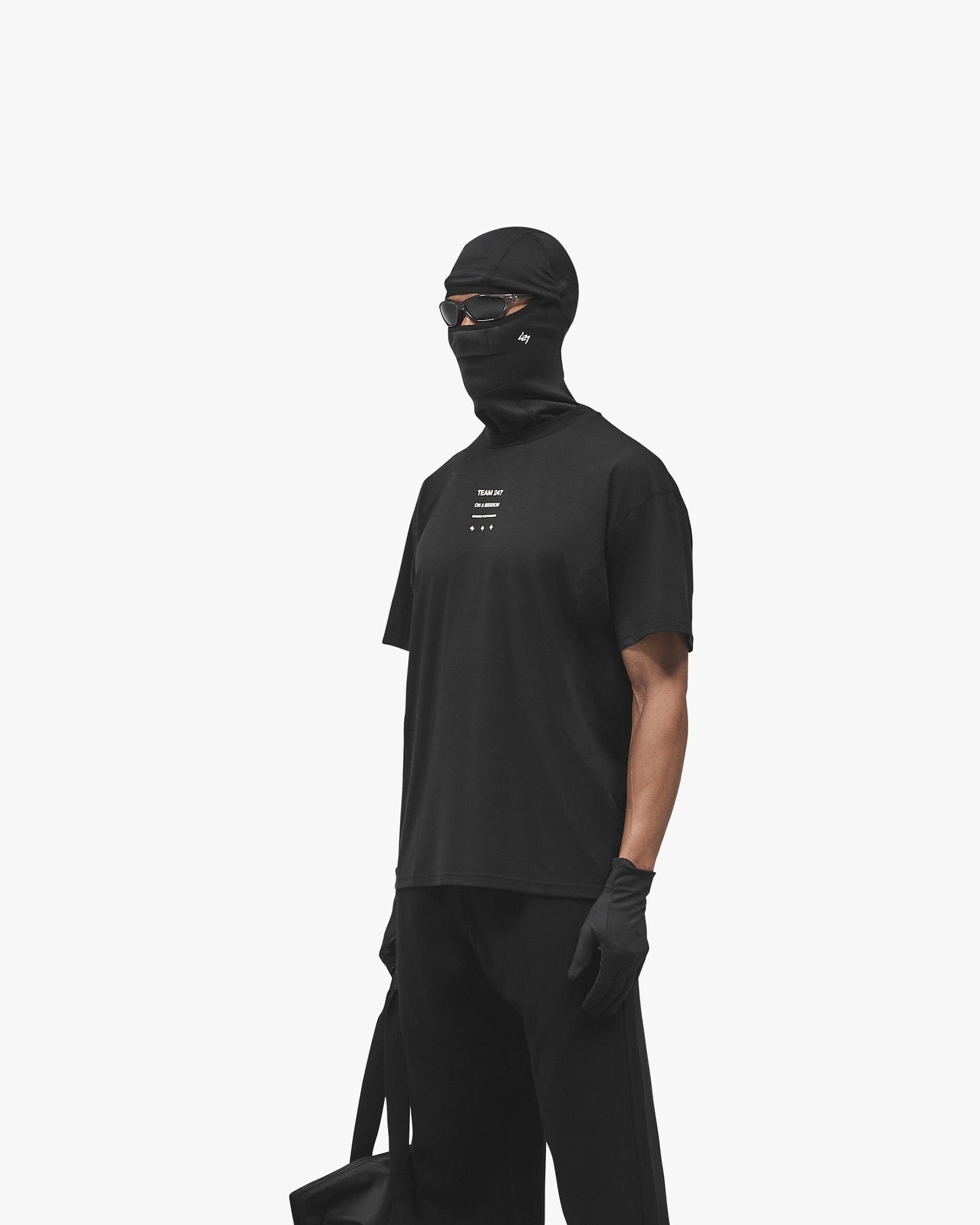 247 Uprising Oversized T-Shirt - Black