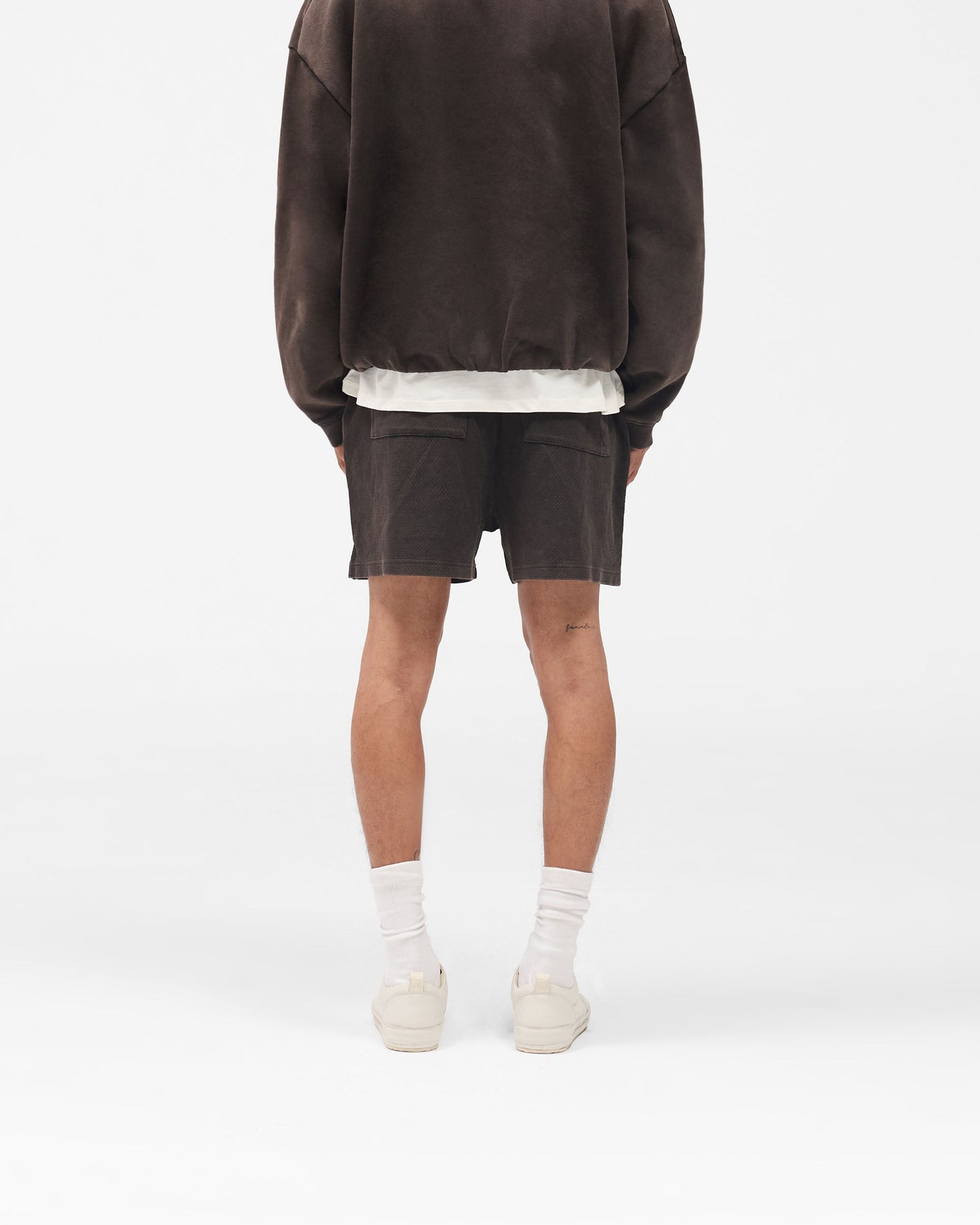 Initial Mesh Shorts - Coffee