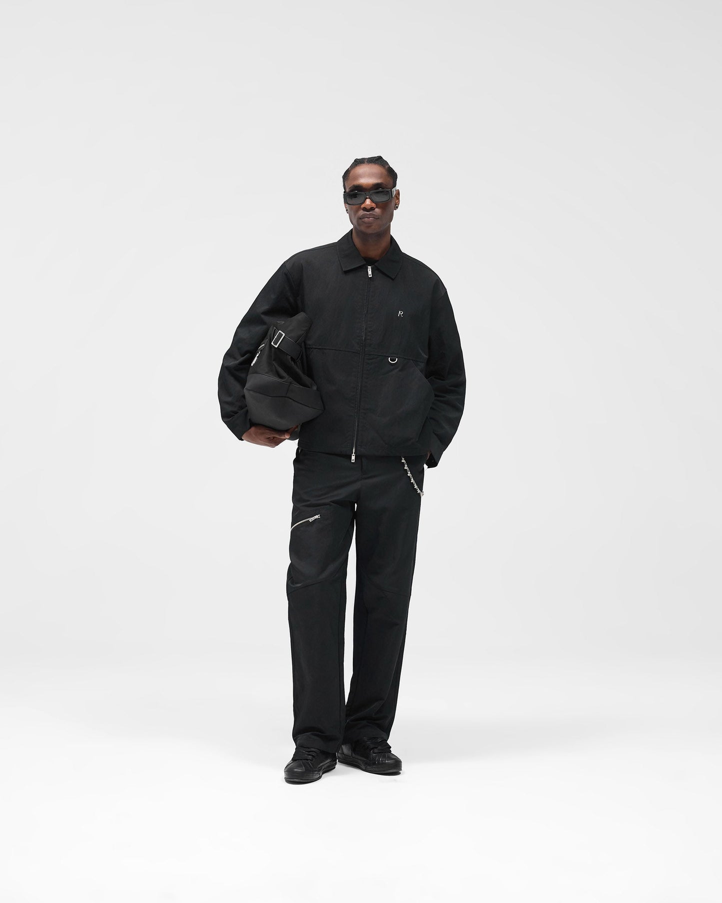 Nylon Overshirt - Jet Black