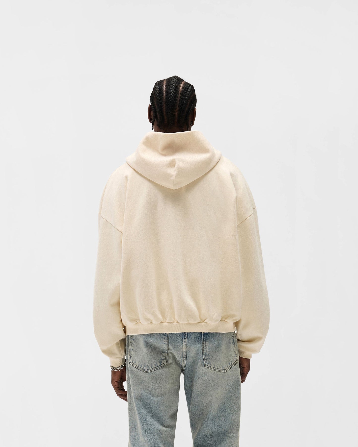 Represent Owners Club Zip Through Hoodie - Buttercream