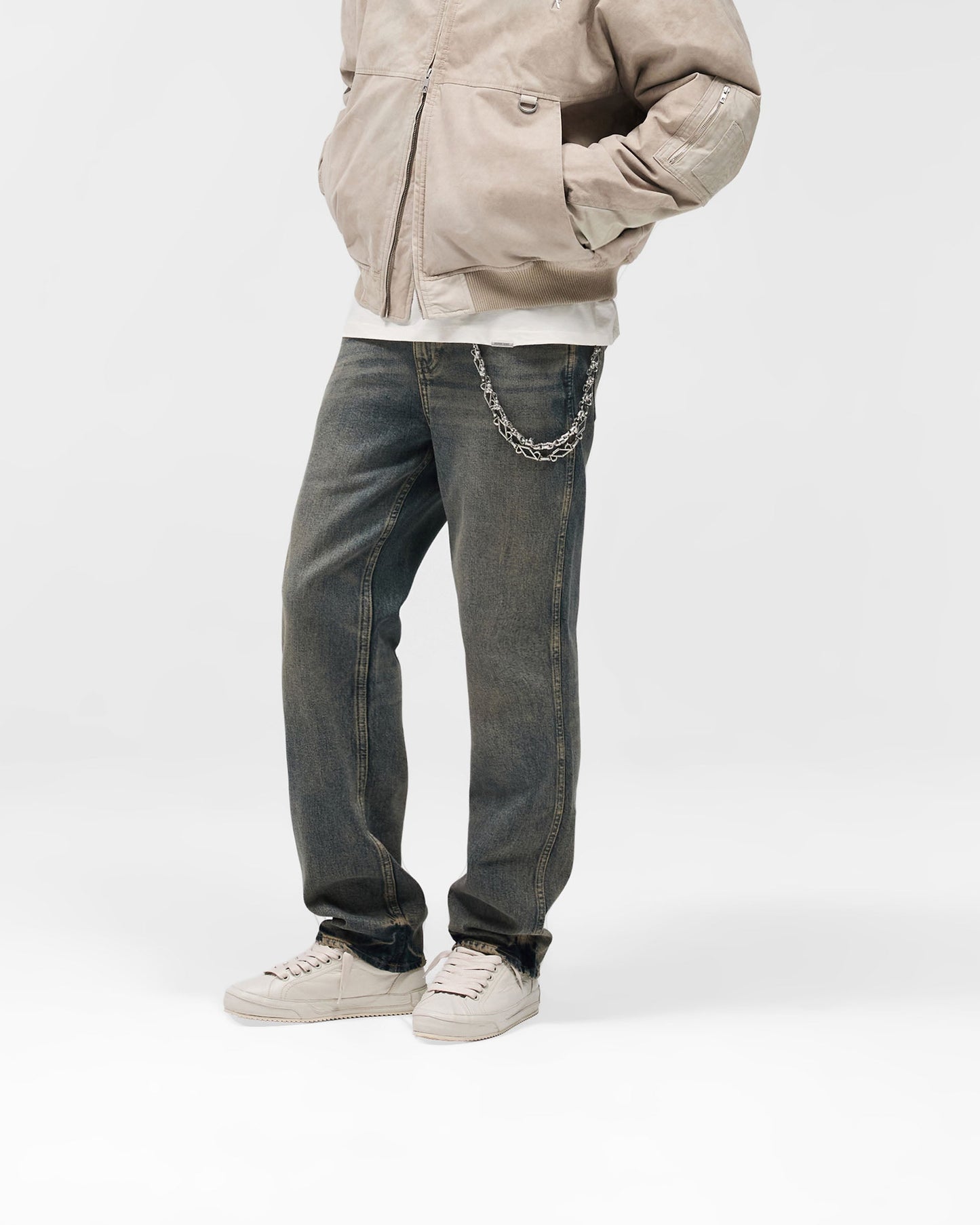 R1 Slim Denim - Blue Cream