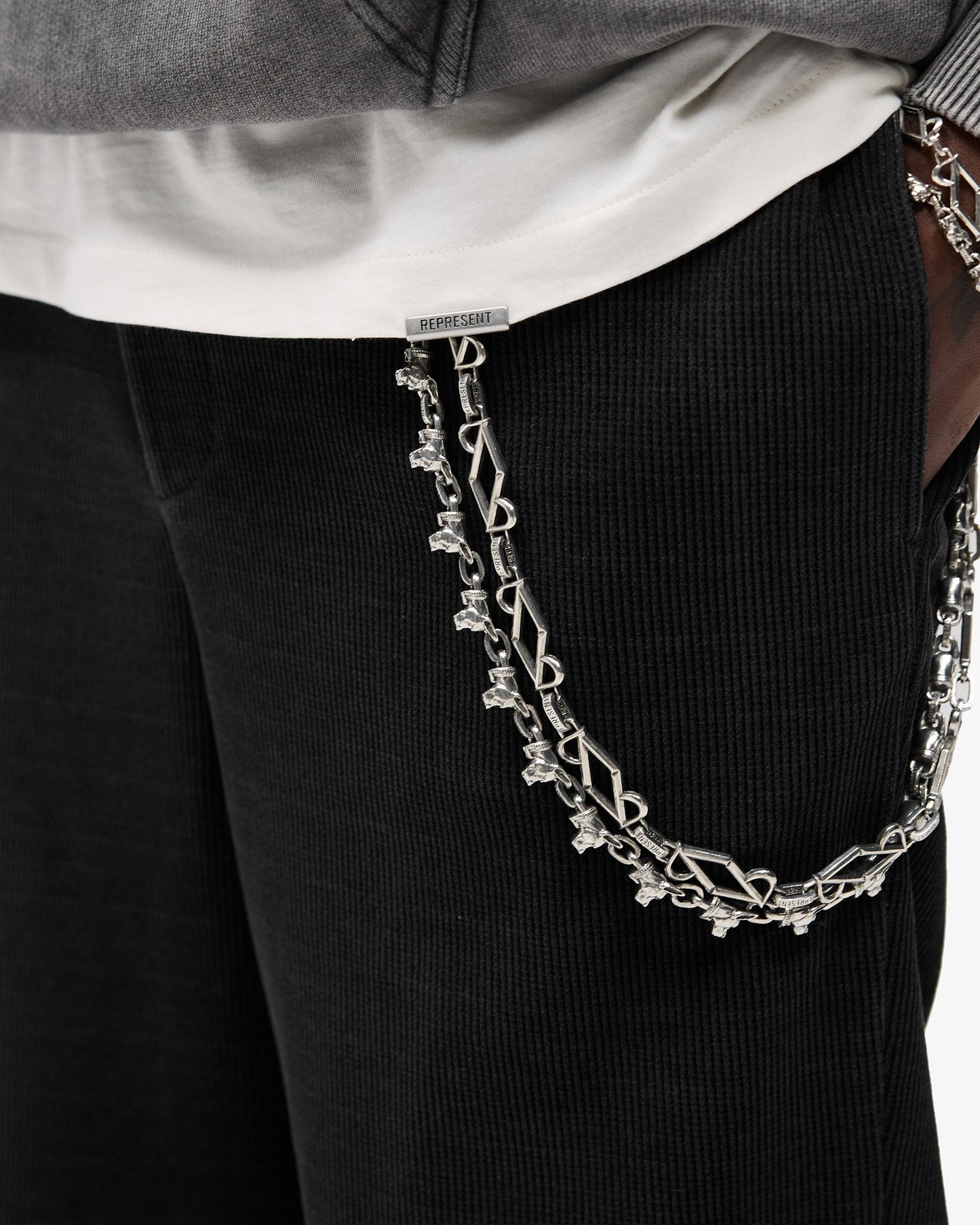 Ribbed Hybrid Pant - Washed Black