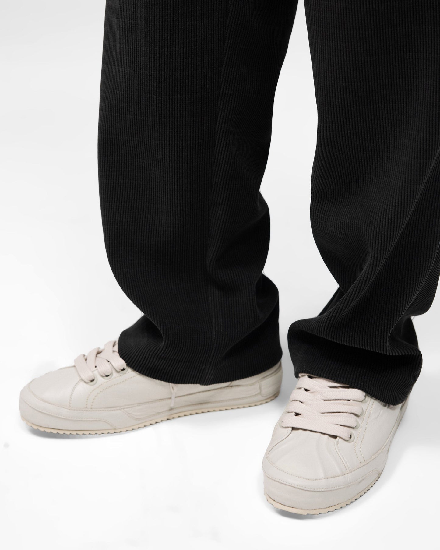 Ribbed Hybrid Pant - Washed Black
