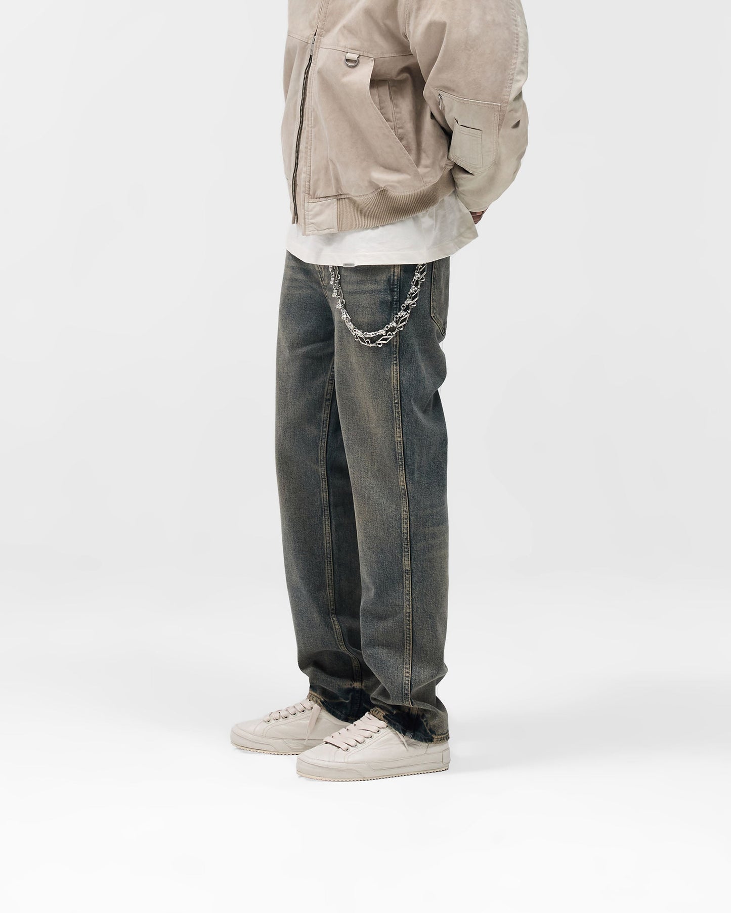 R1 Slim Denim - Blue Cream