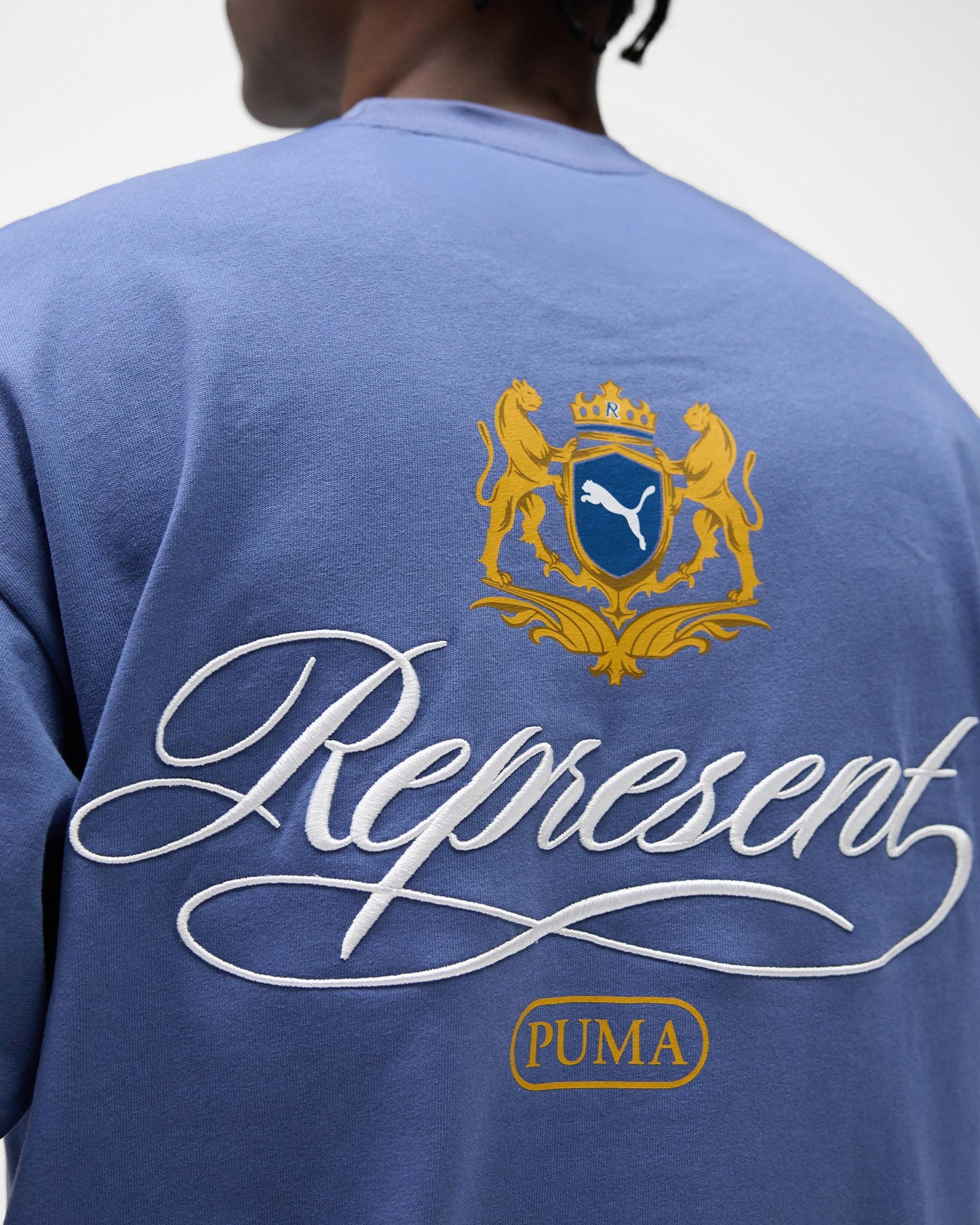 Represent X Puma Graphic T-Shirt - Blue Dusk