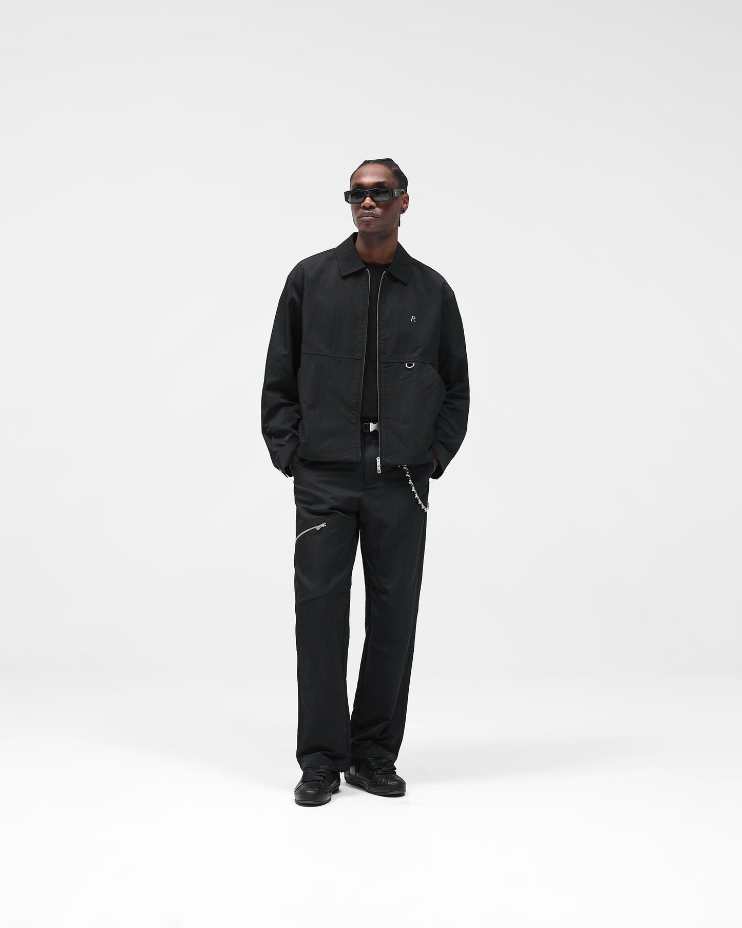 Nylon Overshirt - Jet Black