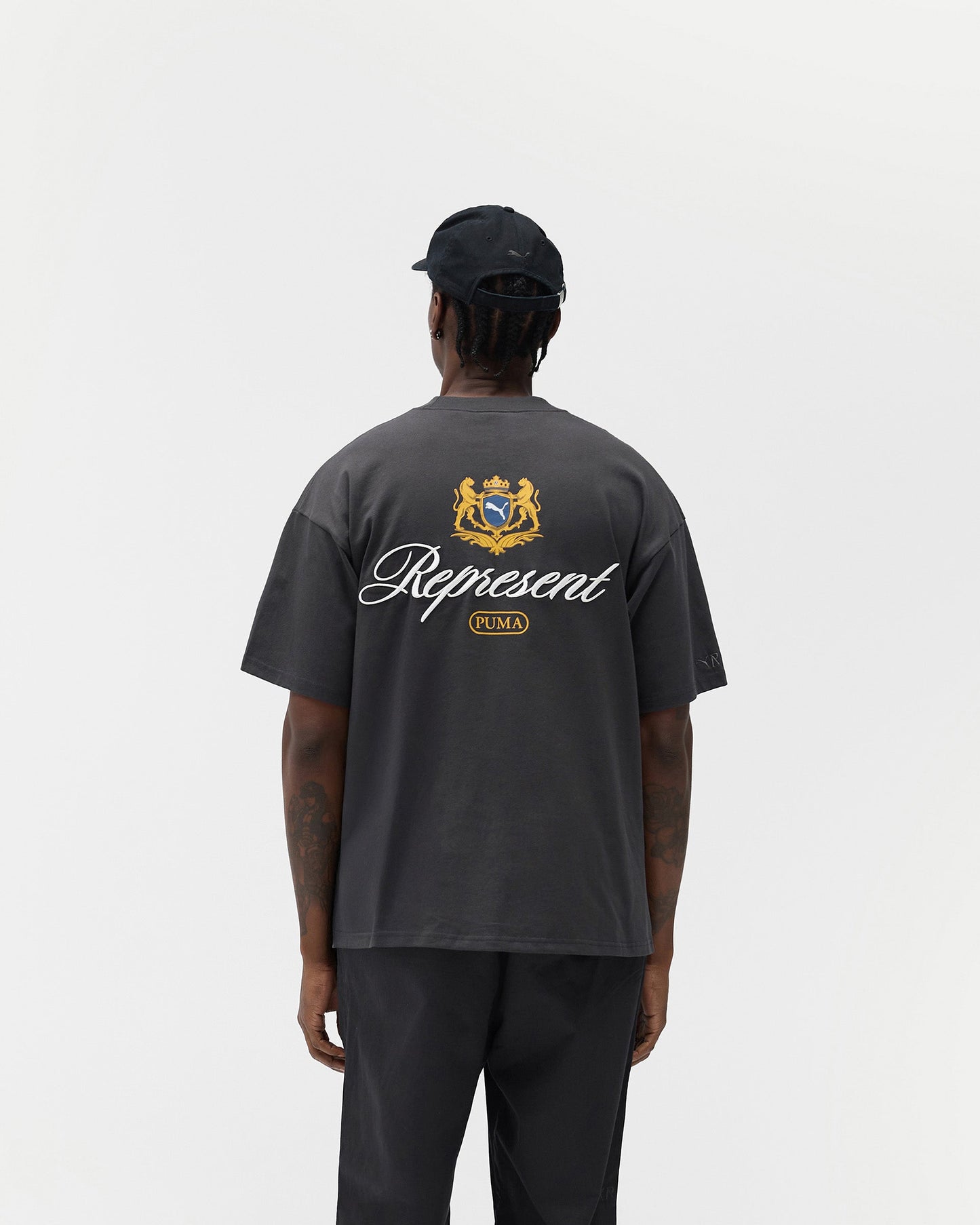 Represent X Puma Graphic T-Shirt - Dark Grey