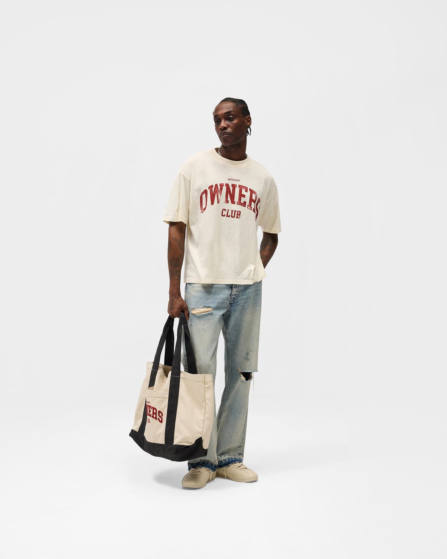 Represent Owners Club T-Shirt - Buttercream