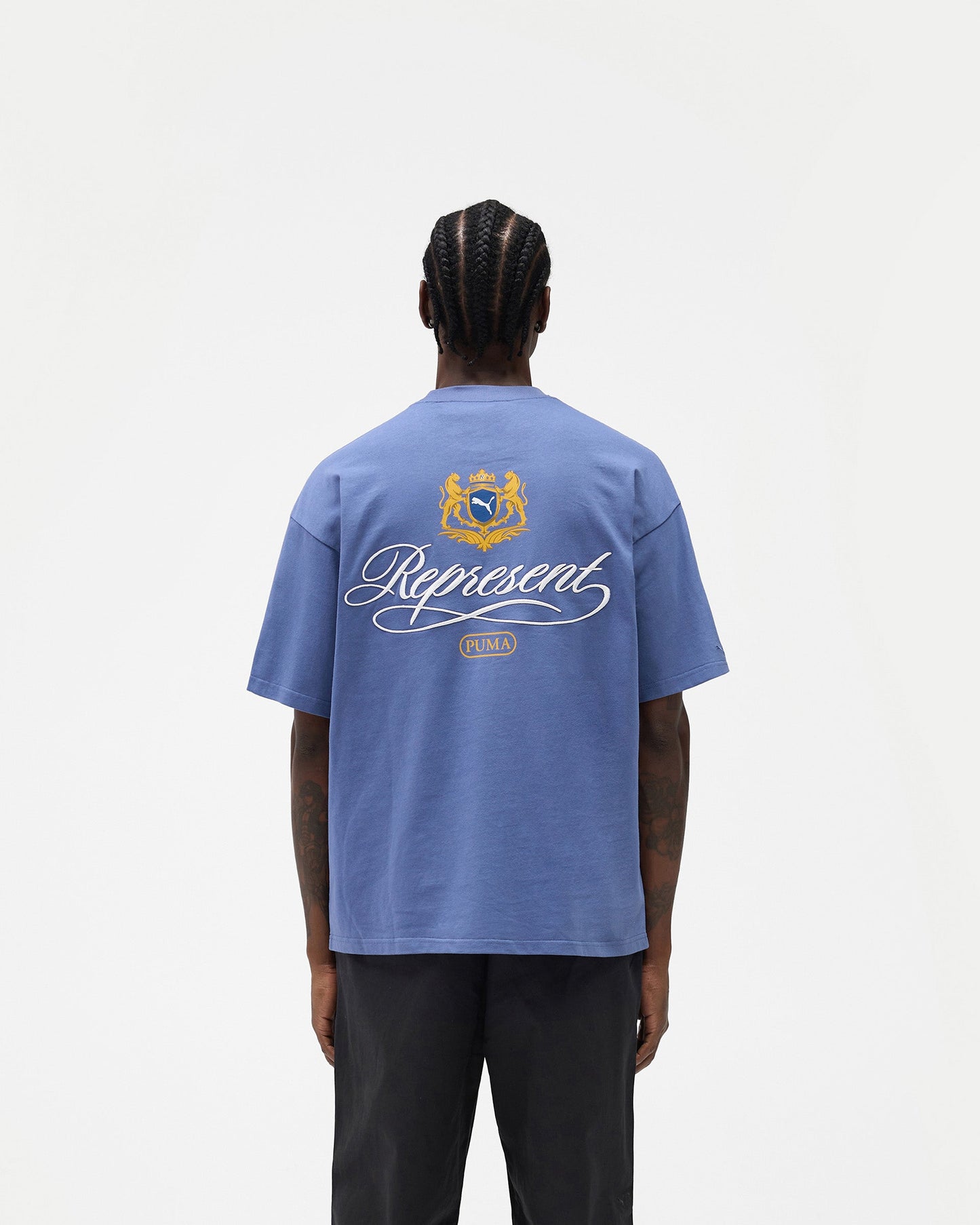 Represent X Puma Graphic T-Shirt - Blue Dusk
