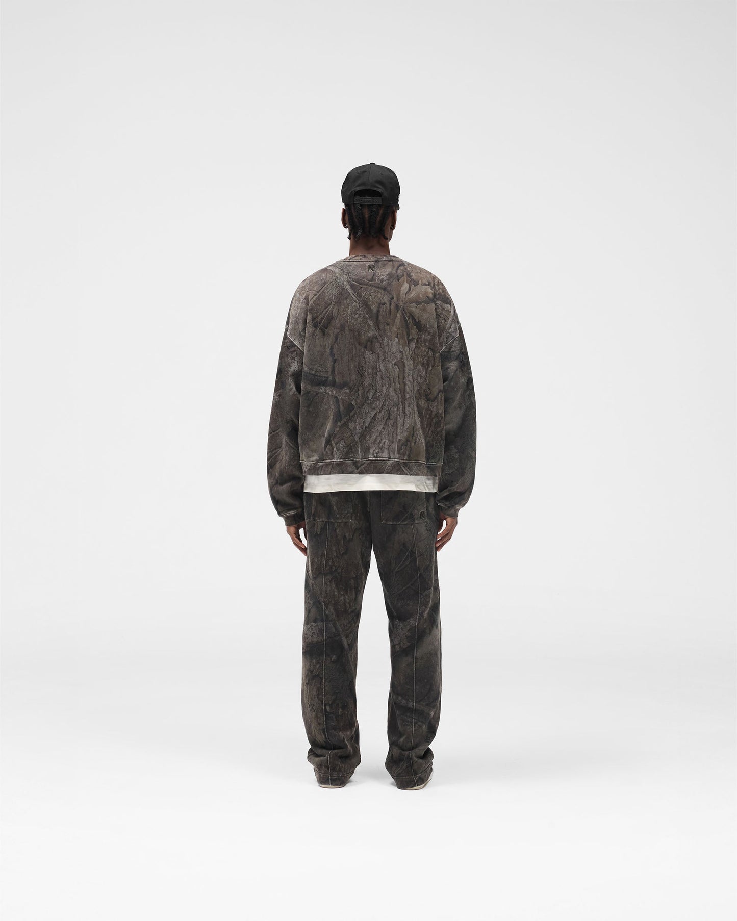 Initial Overdye Realtree® Boxy Sweater - Overdyed Black