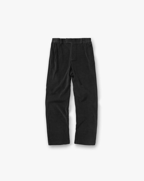 Ribbed Hybrid Pant - Washed Black