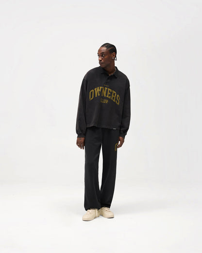 Represent Owners Club Rugby Polo - Faded Black