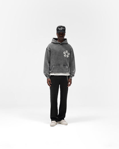 Ribbed Hybrid Pant - Washed Black