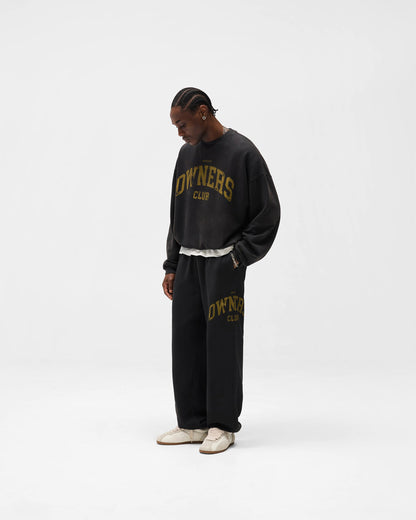 Represent Owners Club Sweater - Faded Black
