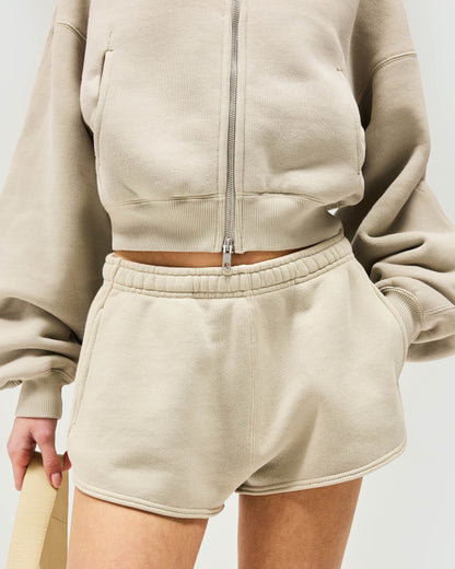 Initial Washed Shorts - Storm