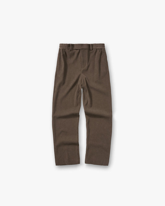 Ribbed Hybrid Pant - Clove