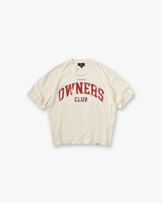 Represent Owners Club T-Shirt - Buttercream