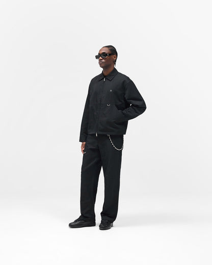 Nylon Overshirt - Jet Black