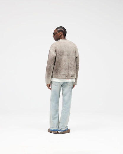 Reversible Fade Out Sweater - Nero