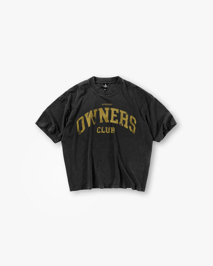 Represent Owners Club T-Shirt - Faded Black