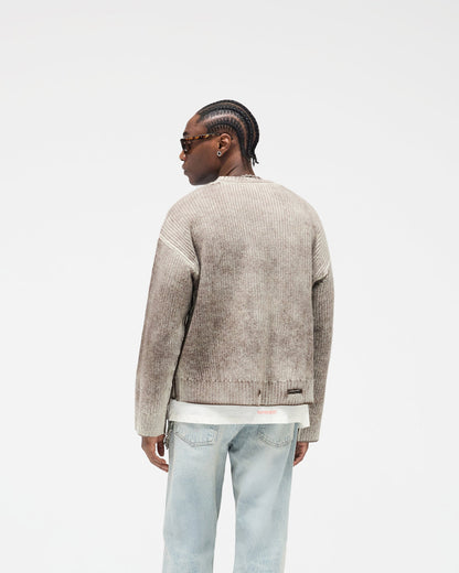 Reversible Fade Out Sweater - Nero