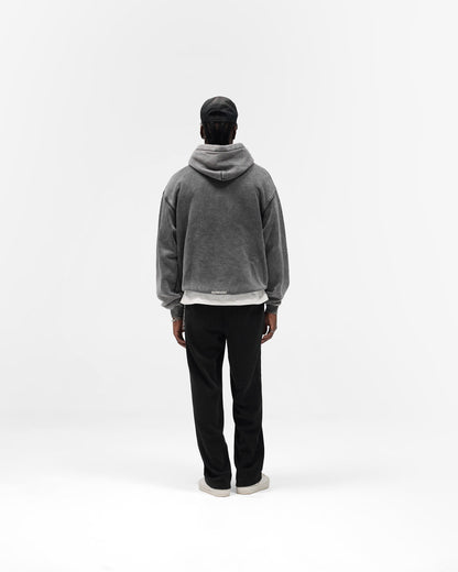 Ribbed Hybrid Pant - Washed Black