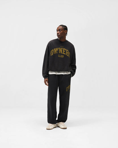 Represent Owners Club Sweater - Faded Black