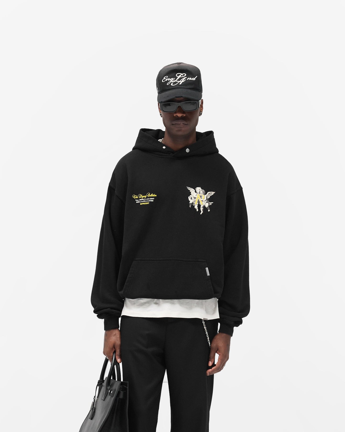 Legacy Cherubs Hoodie - Jet Black