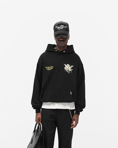 Legacy Cherubs Hoodie - Jet Black